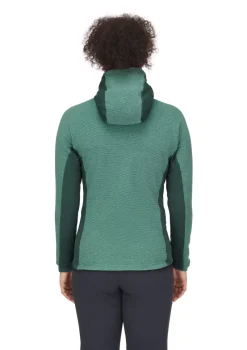 Rab Fleece & Mid Layer-Womens Capacitor Hoody - Eucalyptus