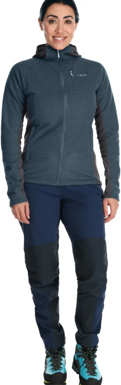 Rab Fleece & Mid Layer-Womens Capacitor Hoody - Orion Blue
