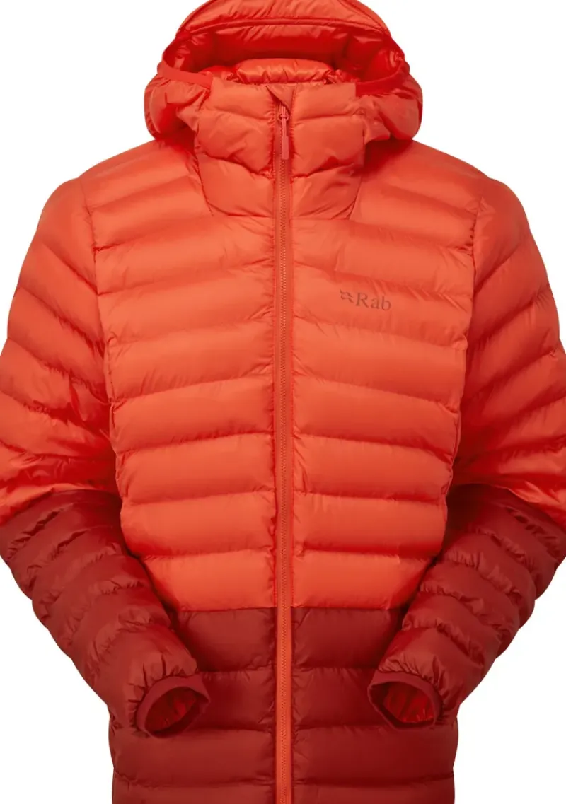 Rab Insulated Jackets-Womens Cirrus Alpine Jacket - Red Grapefruit-Tuscan Red