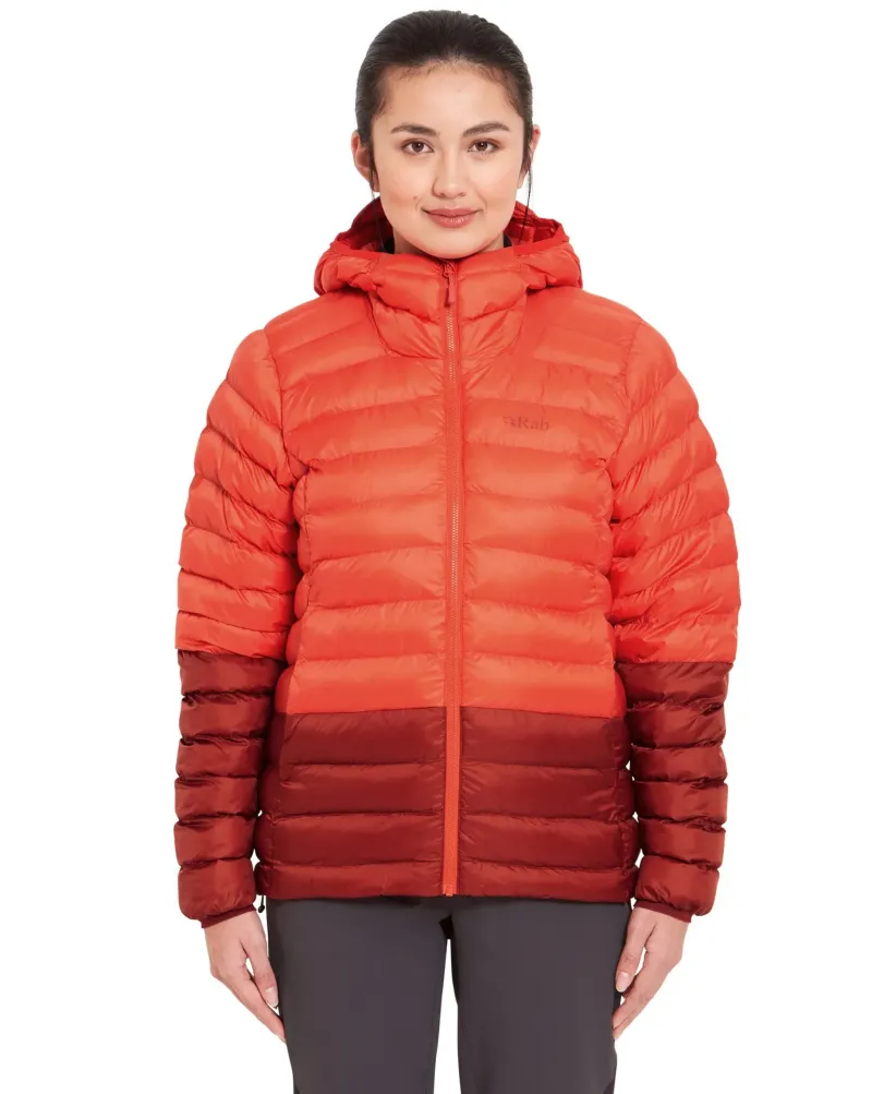 Rab Insulated Jackets-Womens Cirrus Alpine Jacket - Red Grapefruit-Tuscan Red