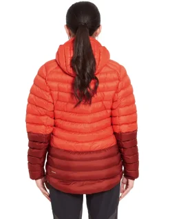 Rab Insulated Jackets-Womens Cirrus Alpine Jacket - Red Grapefruit-Tuscan Red