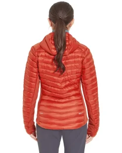Rab Insulated Jackets-Womens Cirrus Flex Hoody - Tuscan Red