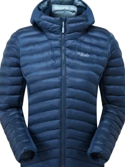 Rab Insulated Jackets-Womens Cirrus Flex Hoody - Tempest Blue