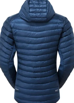 Rab Insulated Jackets-Womens Cirrus Flex Hoody - Tempest Blue