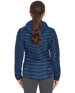 Rab Insulated Jackets-Womens Cirrus Flex Hoody - Tempest Blue