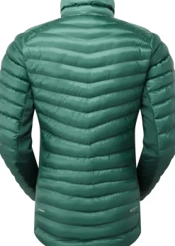 Rab Insulated Jackets-Womens Cirrus Flex Jacket - Eucalyptus-Green Slate