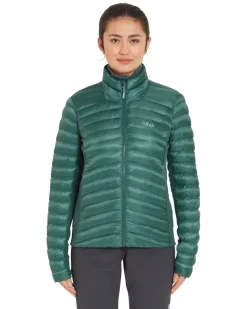 Rab Insulated Jackets-Womens Cirrus Flex Jacket - Eucalyptus-Green Slate