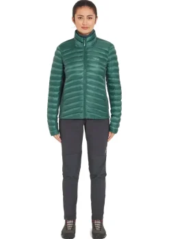Rab Insulated Jackets-Womens Cirrus Flex Jacket - Eucalyptus-Green Slate