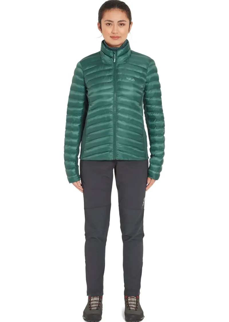 Rab Insulated Jackets-Womens Cirrus Flex Jacket - Eucalyptus-Green Slate