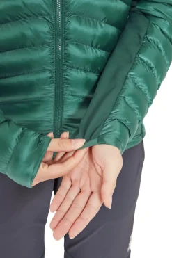 Rab Insulated Jackets-Womens Cirrus Flex Jacket - Eucalyptus-Green Slate