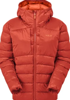 Rab Insulated Jackets-Womens Cirrus Ultra Hoody - Tuscan Red