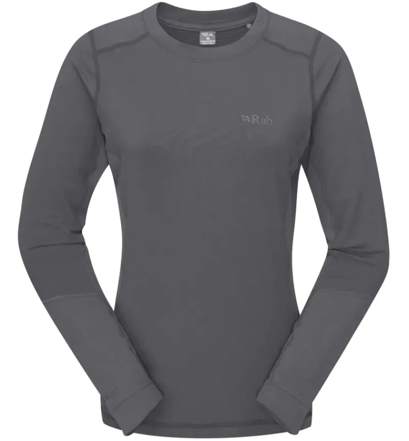 Rab T-Shirts & Baselayers-Womens Conduit Crew - Beluga