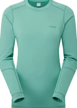 Rab T-Shirts & Baselayers-Womens Conduit Crew - Glacier Blue