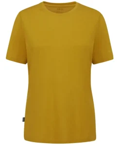 Rab T-Shirts & Baselayers-Womens Crimp Logo Tee - Sahara
