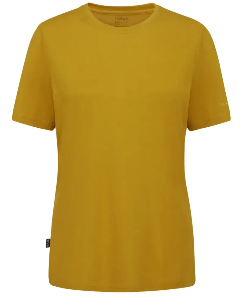 Rab T-Shirts & Baselayers-Womens Crimp Logo Tee - Sahara