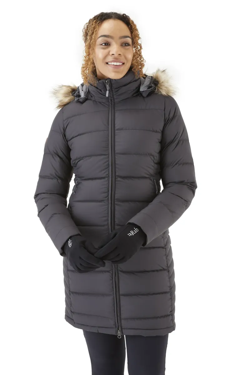 Rab Casual Jackets-Womens Deep Cover Parka - Black