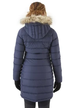 Rab Casual Jackets-Womens Deep Cover Parka - Deep Denim