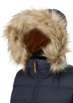 Rab Casual Jackets-Womens Deep Cover Parka - Deep Denim