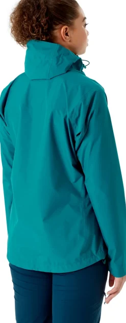 Rab Waterproof Jackets-Womens Downpour Eco Jacket - Ultramarine