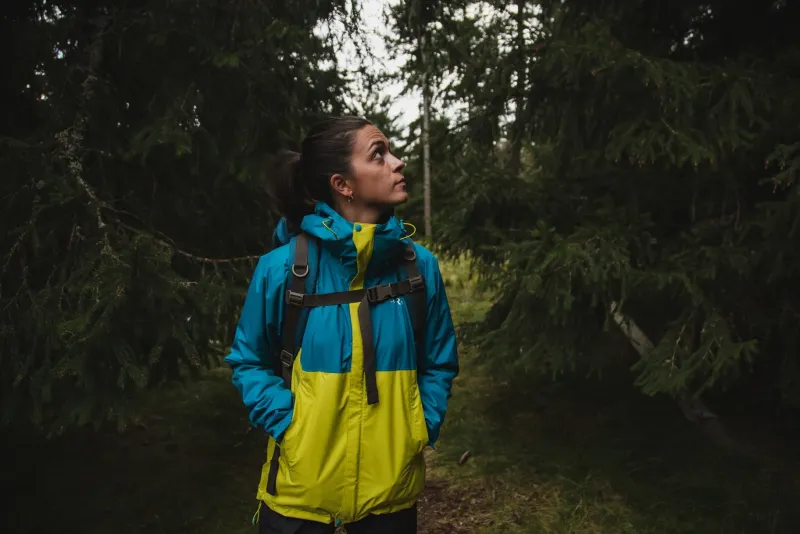 Rab Waterproof Jackets-Womens Downpour Eco Jacket - Ultramarine