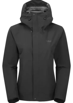 Rab Waterproof Jackets-Womens Downpour Jacket - Black