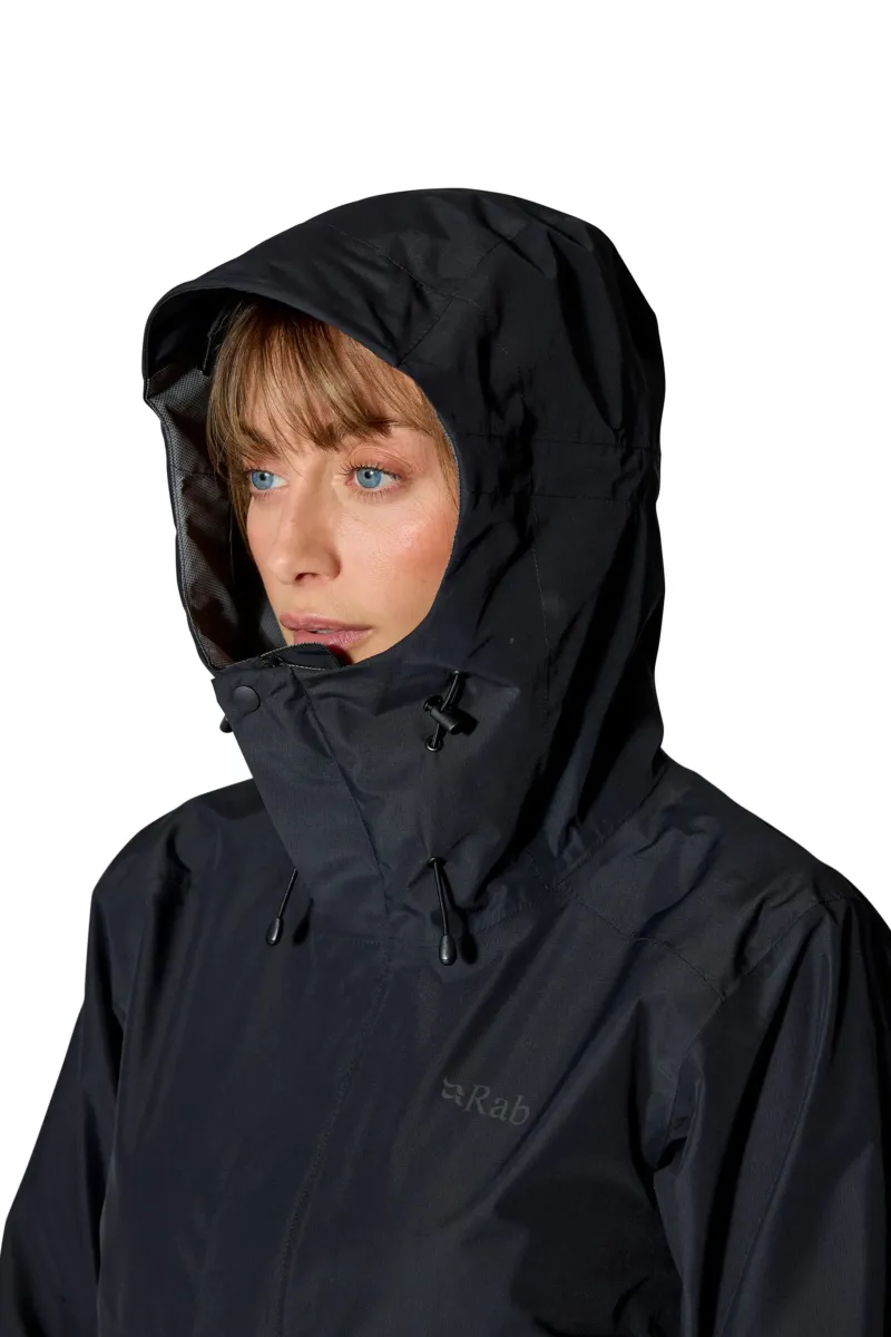 Rab Waterproof Jackets-Womens Downpour Jacket - Black
