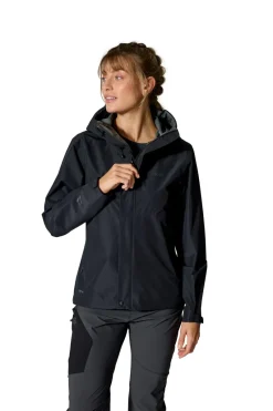 Rab Waterproof Jackets-Womens Downpour Jacket - Black