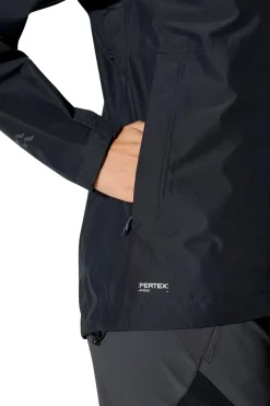 Rab Waterproof Jackets-Womens Downpour Jacket - Black
