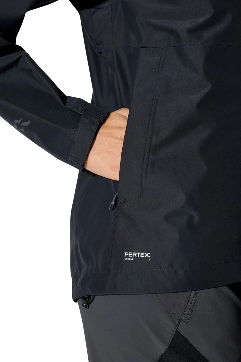 Rab Waterproof Jackets-Womens Downpour Jacket - Black