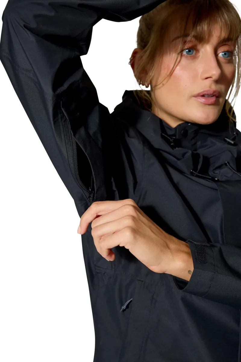 Rab Waterproof Jackets-Womens Downpour Jacket - Black