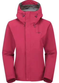 Rab Waterproof Jackets-Womens Downpour Jacket - Watermelon