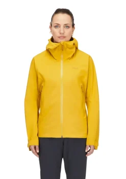 Rab Waterproof Jackets-Womens Downpour Light Jacket - Sahara