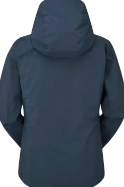 Rab Waterproof Jackets-Womens Downpour Light Jacket - Tempest Blue