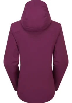 Rab Waterproof Jackets-Womens Downpour Light Jacket - Mulberry