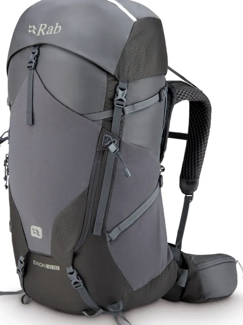 Rab Backpacking Packs-Womens Exion 45 ND Rucksack - Anthracite-Graphene