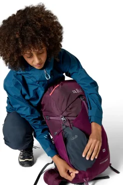 Rab Backpacking Packs-Womens Exion 35 ND Rucksack - Mulberry