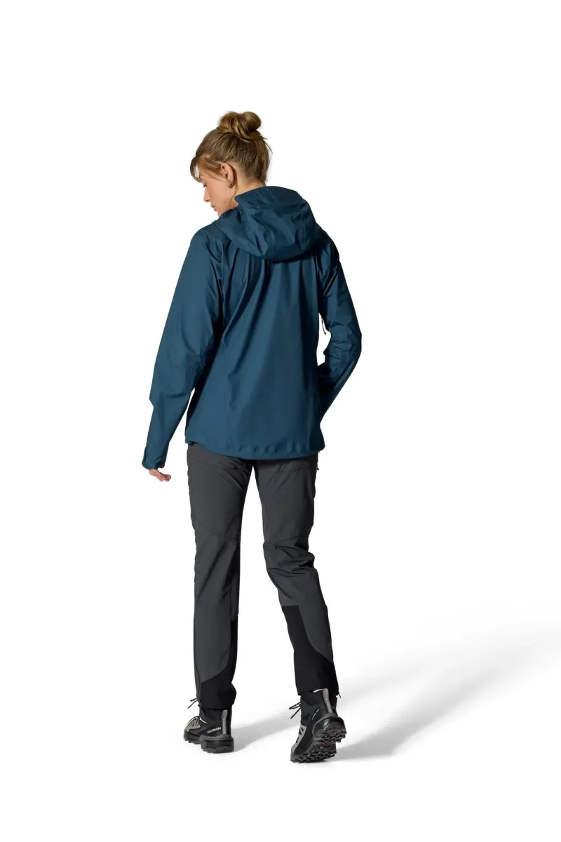 Rab Waterproof Jackets-Womens Firewall Alpine Jacket - Tempest Blue