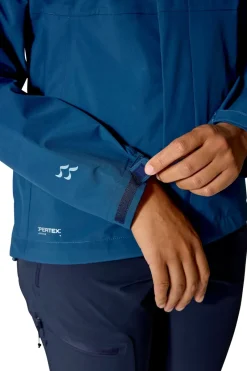 Rab Waterproof Jackets-Womens Firewall Jacket - Tempest Blue