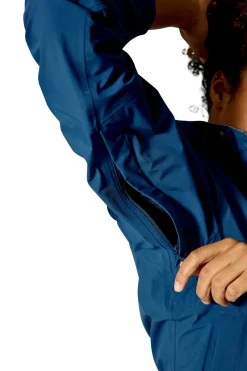 Rab Waterproof Jackets-Womens Firewall Jacket - Tempest Blue