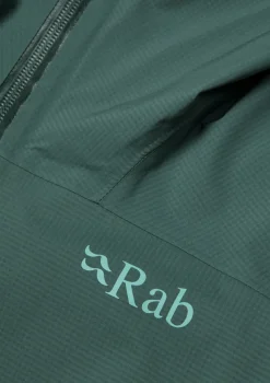 Rab Waterproof Jackets-Womens Firewall Light Jacket - Green Slate