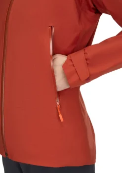 Rab Waterproof Jackets-Womens Firewall Light Jacket - Tuscan Red