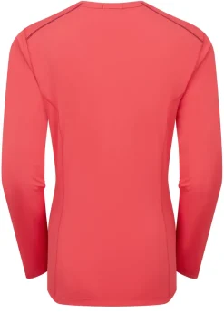 Rab T-Shirts & Baselayers-Womens Force Long Sleeved Tee - Hibiscus