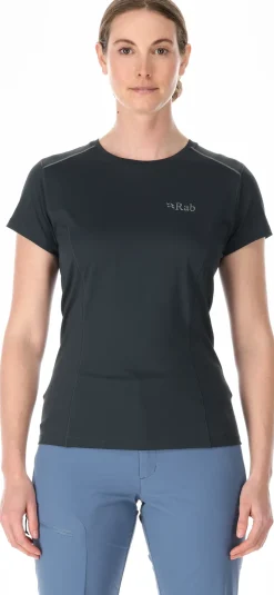 Rab T-Shirts & Baselayers-Womens Force Short Sleeved Tee - Beluga