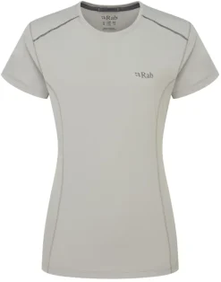 Rab T-Shirts & Baselayers-Womens Force Short Sleeved Tee - Dark Pewter
