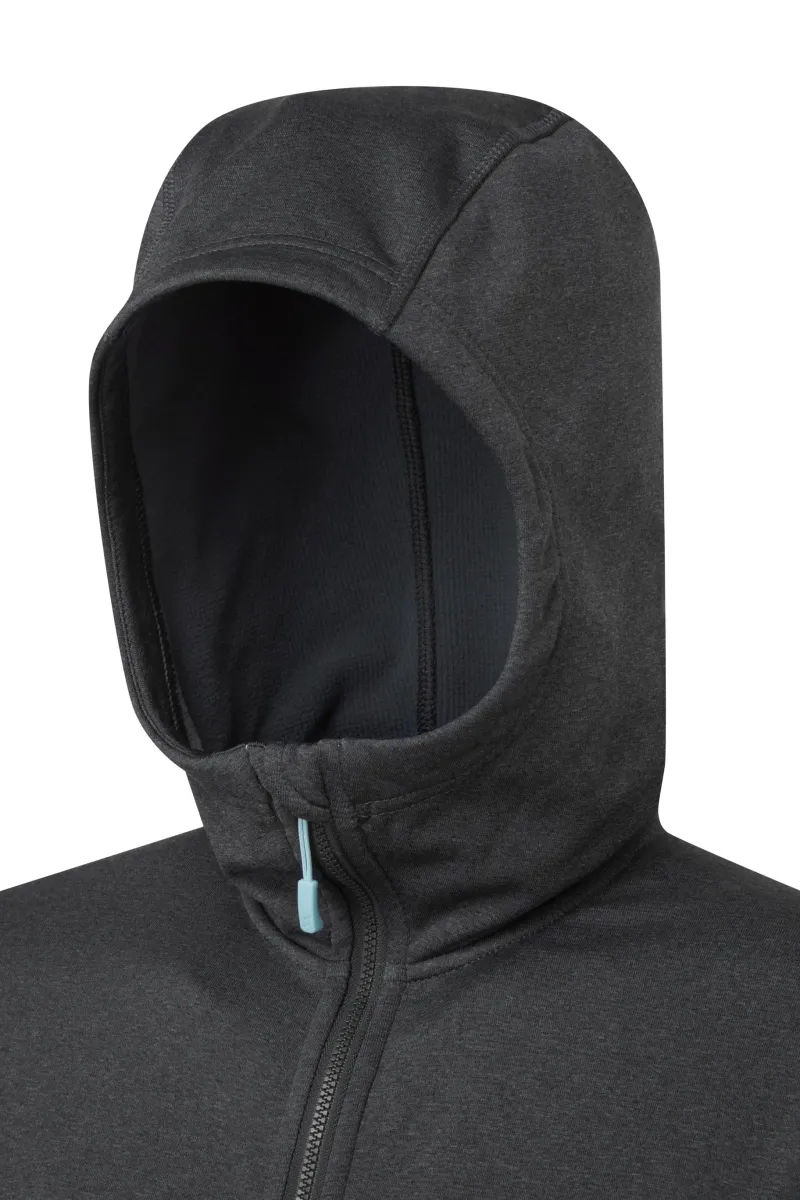 Rab Fleece & Mid Layer-Womens Geon Hoody - Black