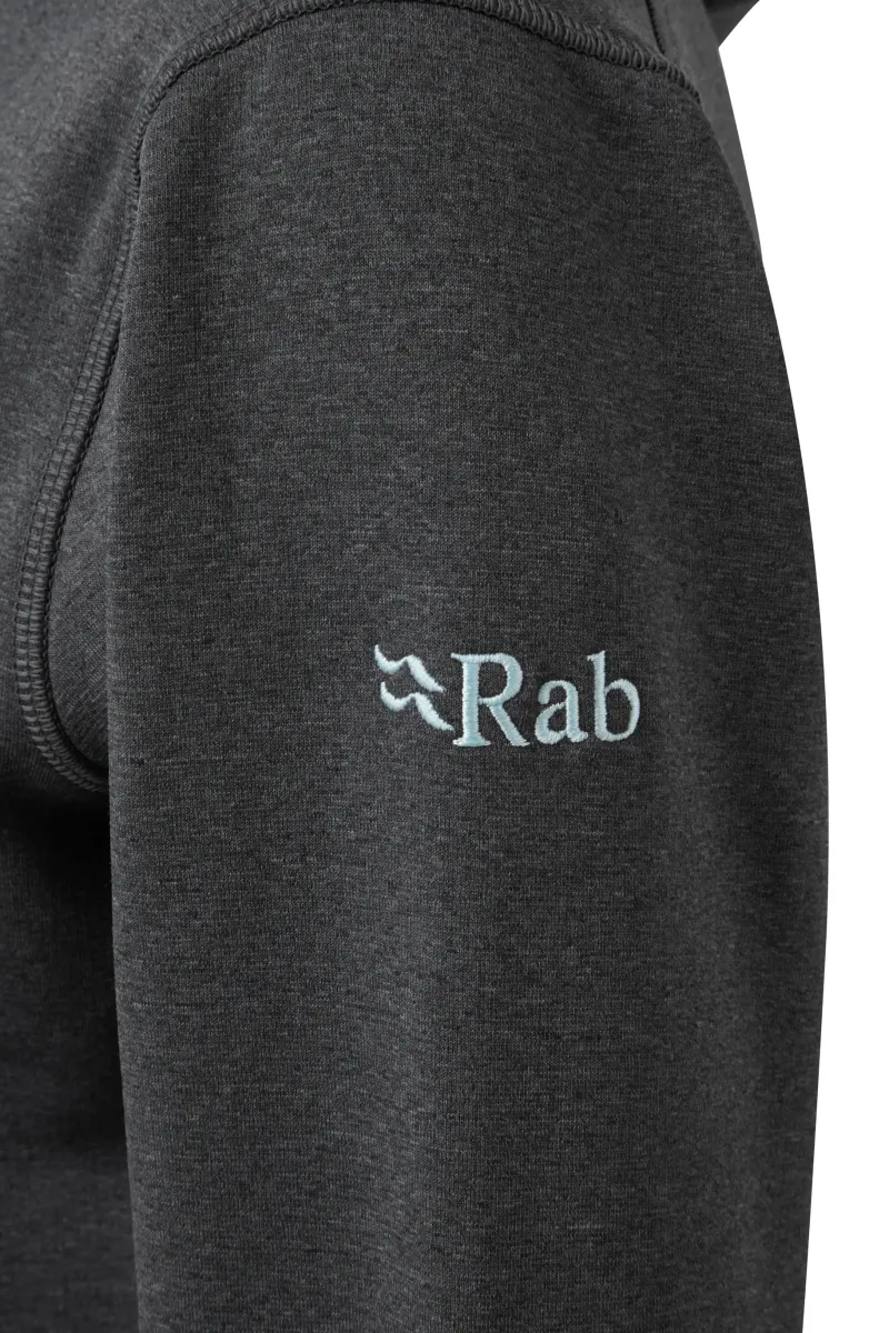 Rab Fleece & Mid Layer-Womens Geon Hoody - Black