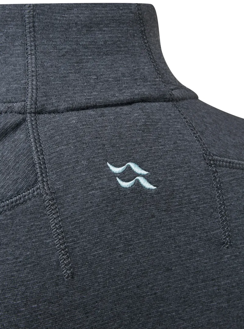 Rab Fleece & Mid Layer-Womens Geon Jacket - Black-Steel Marl