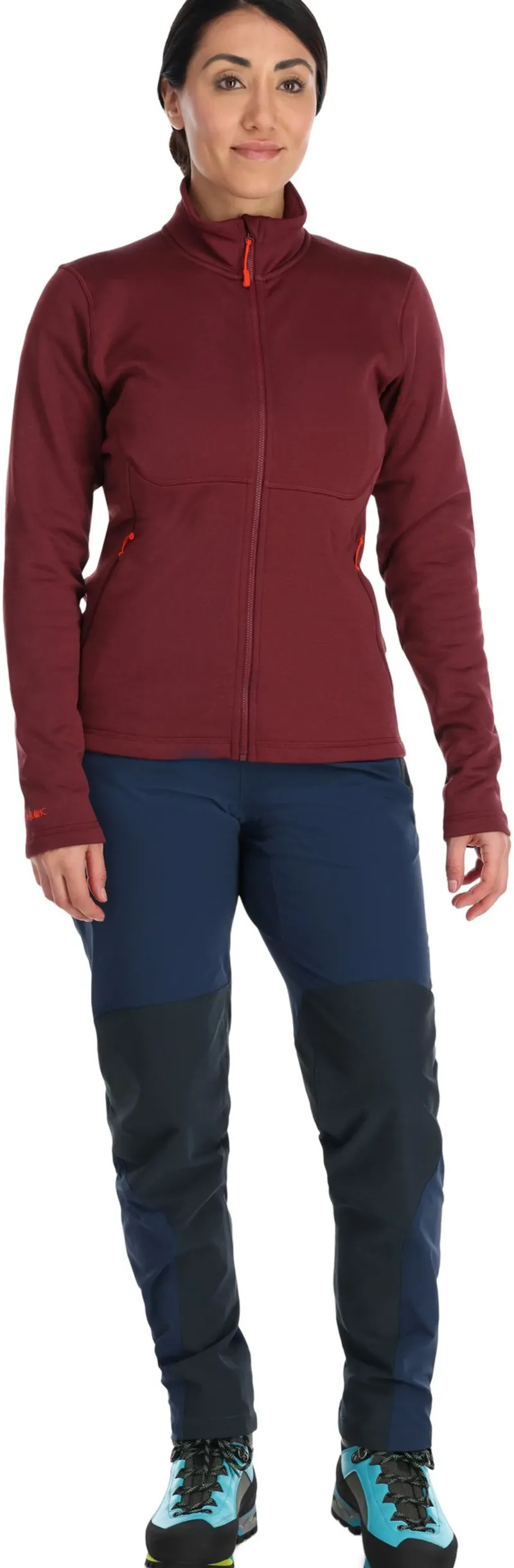 Rab Fleece & Mid Layer-Womens Geon Jacket - Deep Heather