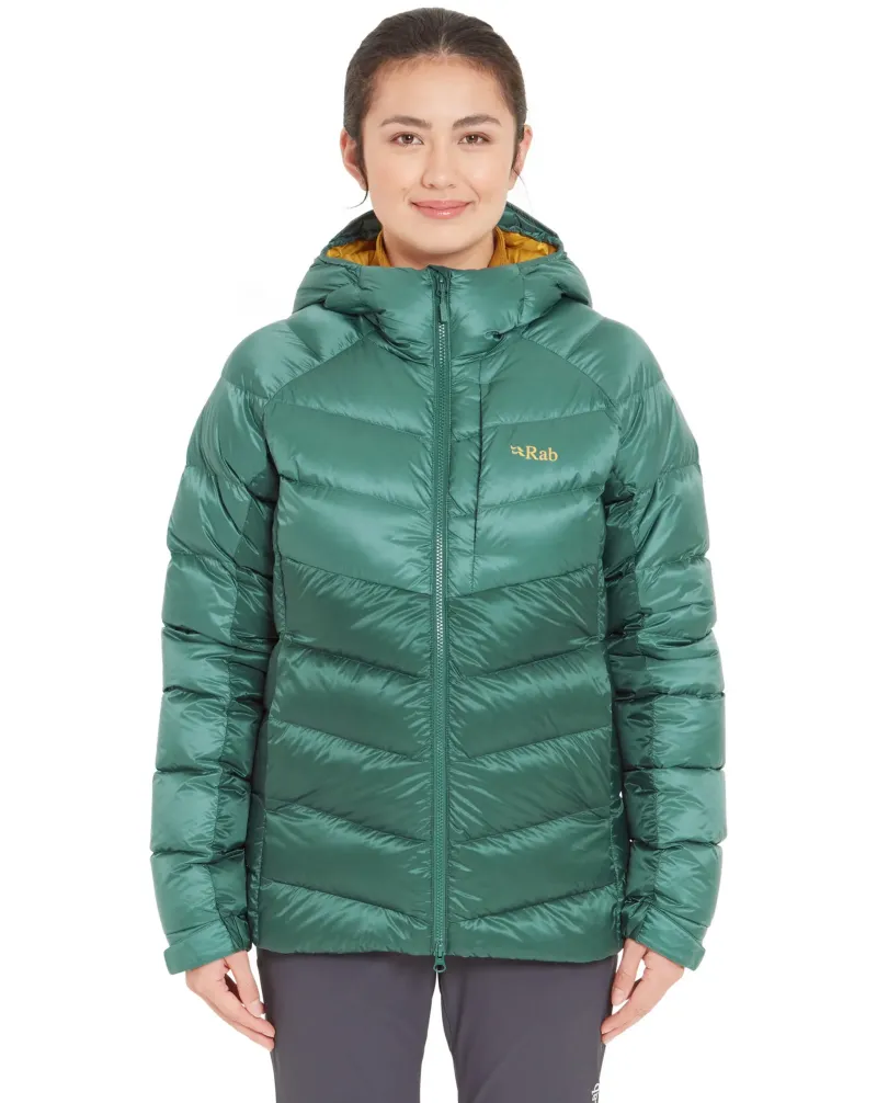 Rab Insulated Jackets-Womens Glaceon Pro Jacket - Eucalyptus-Green Slate