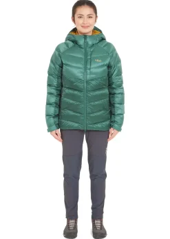 Rab Insulated Jackets-Womens Glaceon Pro Jacket - Eucalyptus-Green Slate